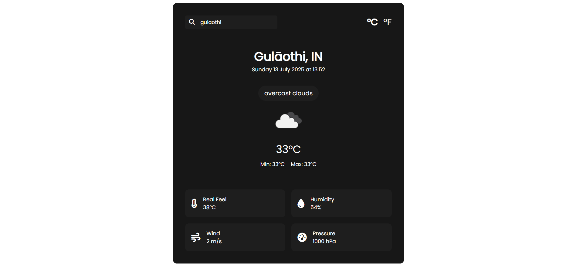 Weather App